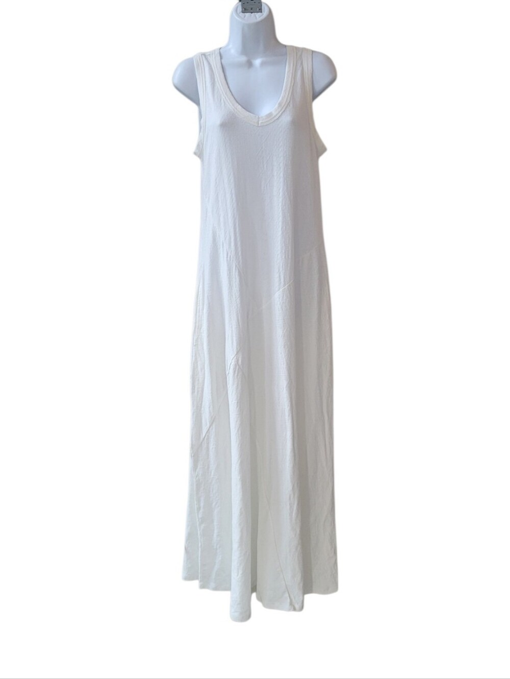 New SOFT SURROUNDINGS White Bailey Midi Dress Size S Coastal Boho Vacation